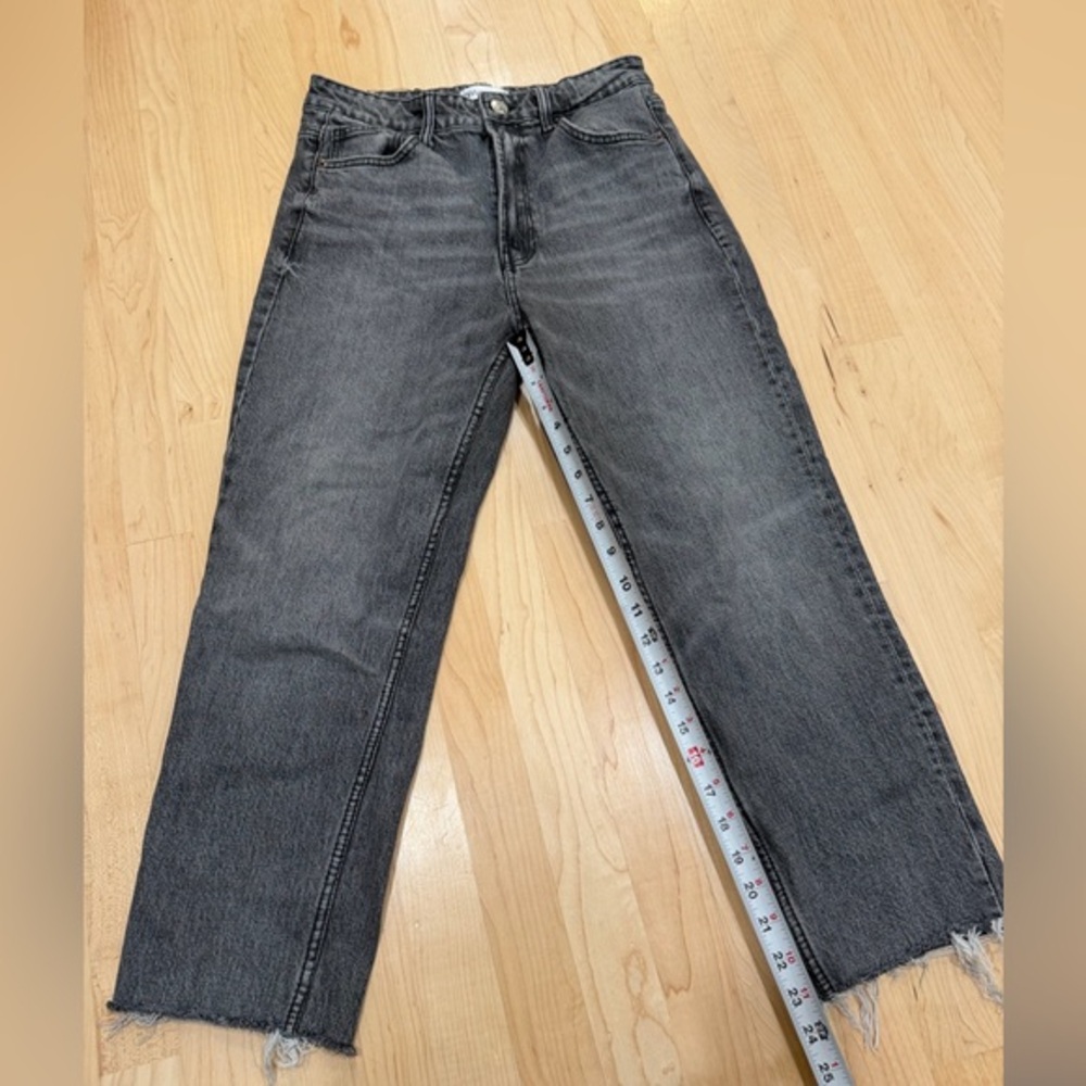Zara Washed Black Jeans
